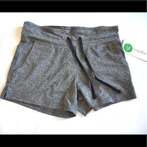 NWT Marika Heather Black Medium Shorts